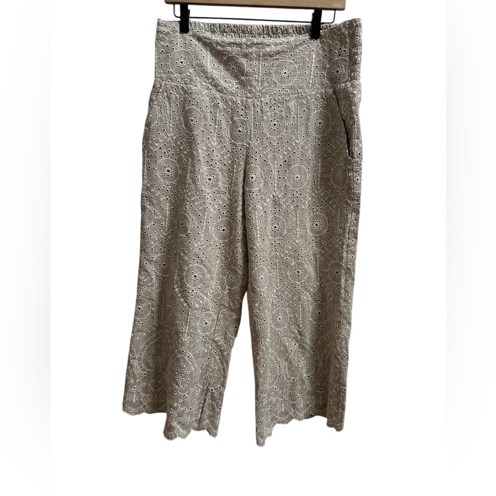 Sundance Tan Ankle Cropped Pants - Picture 2 of 8